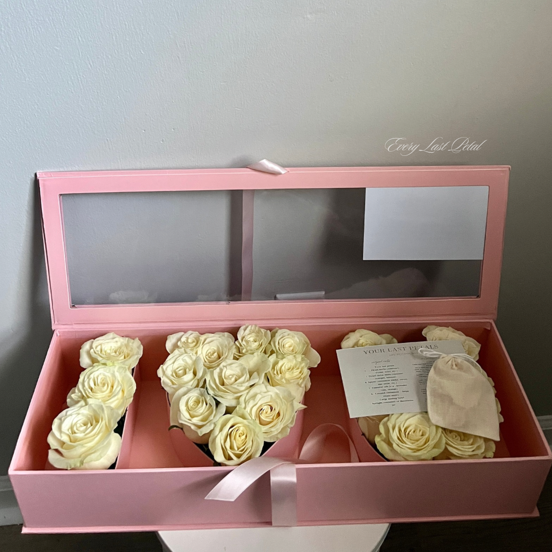 I Love U rose box