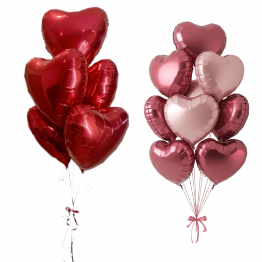 Heart balloons