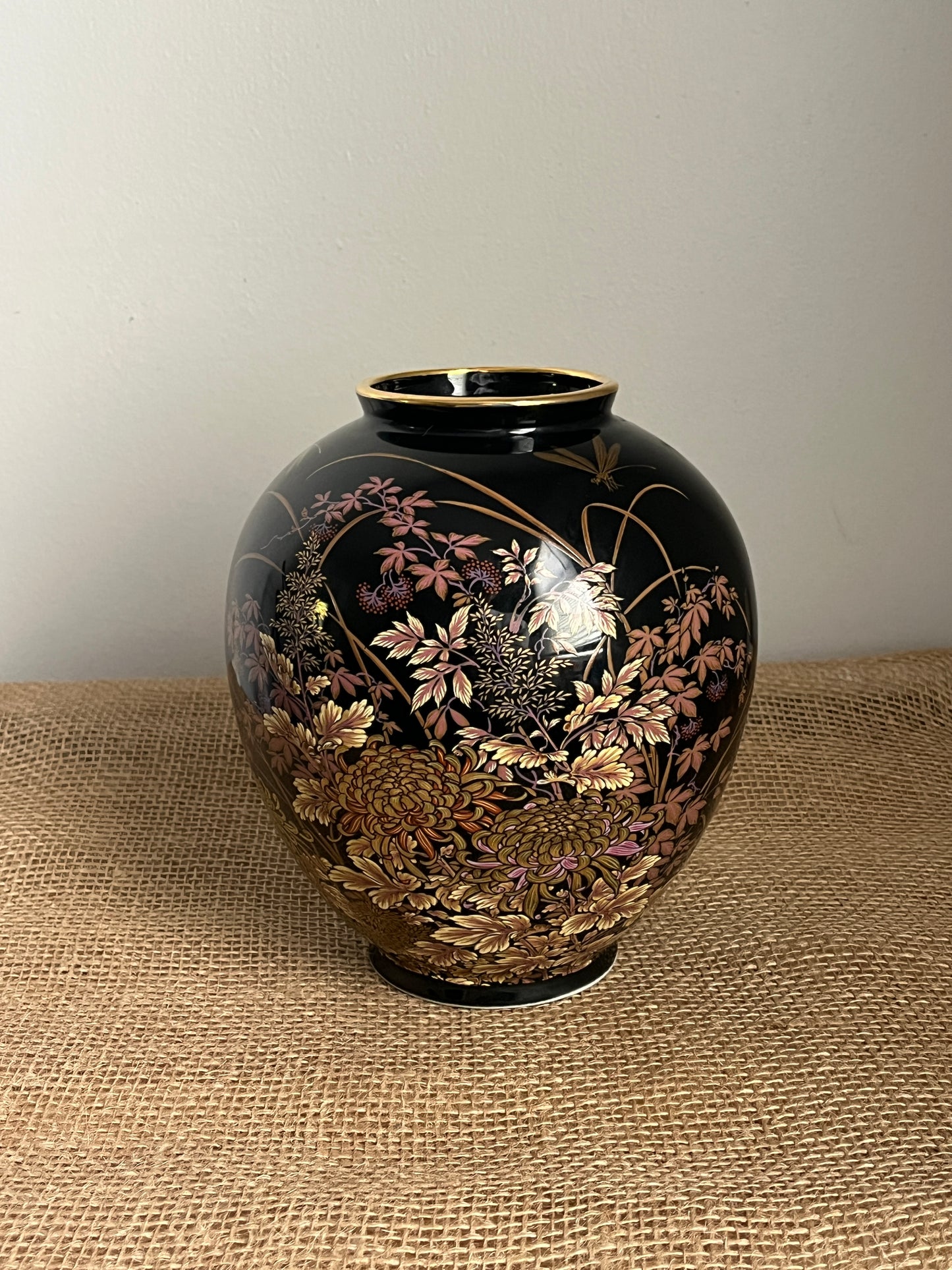 Midnight Garden Vase